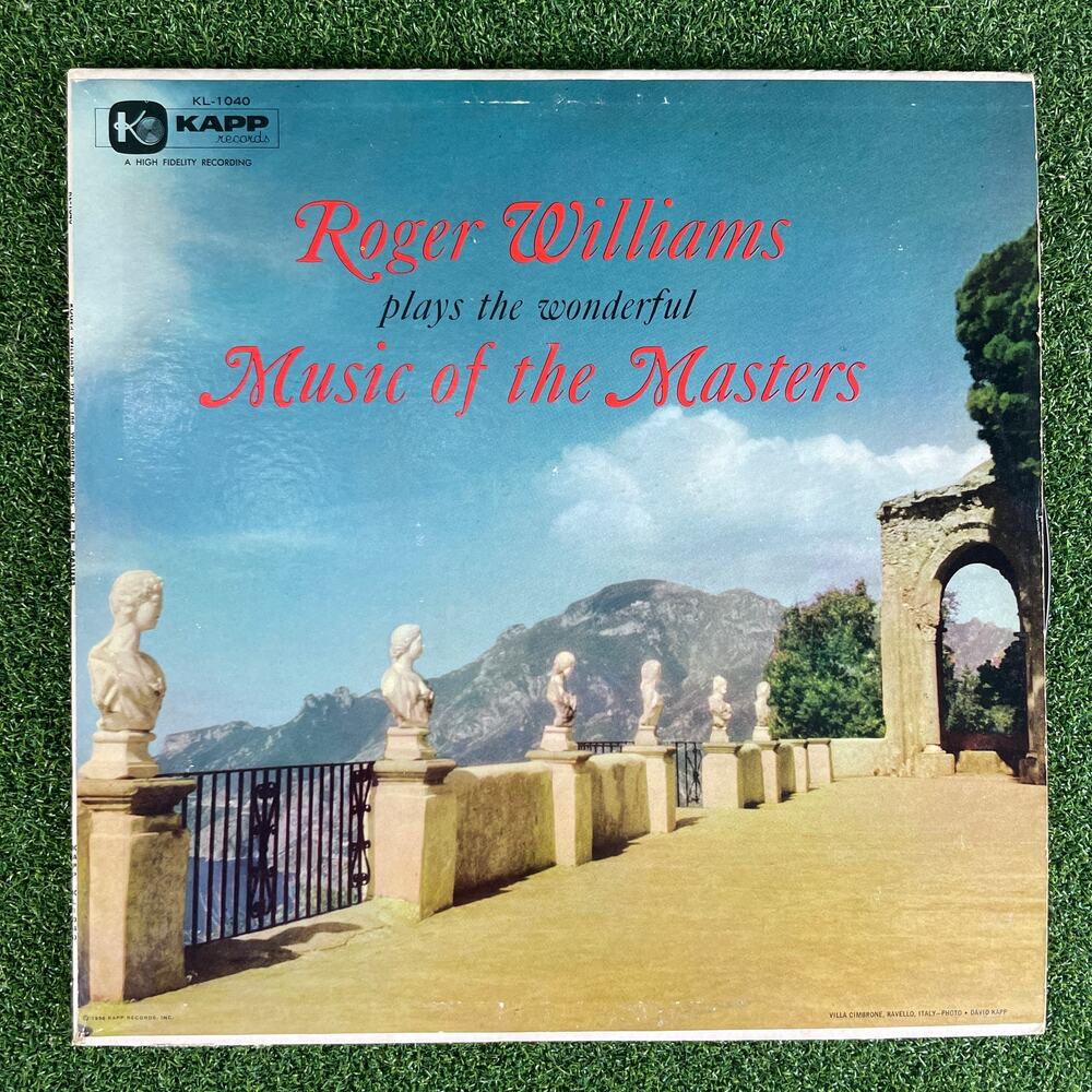 Roger Williams Plays the Wonderful Music of the Masters 1956 LP Vinyl Album